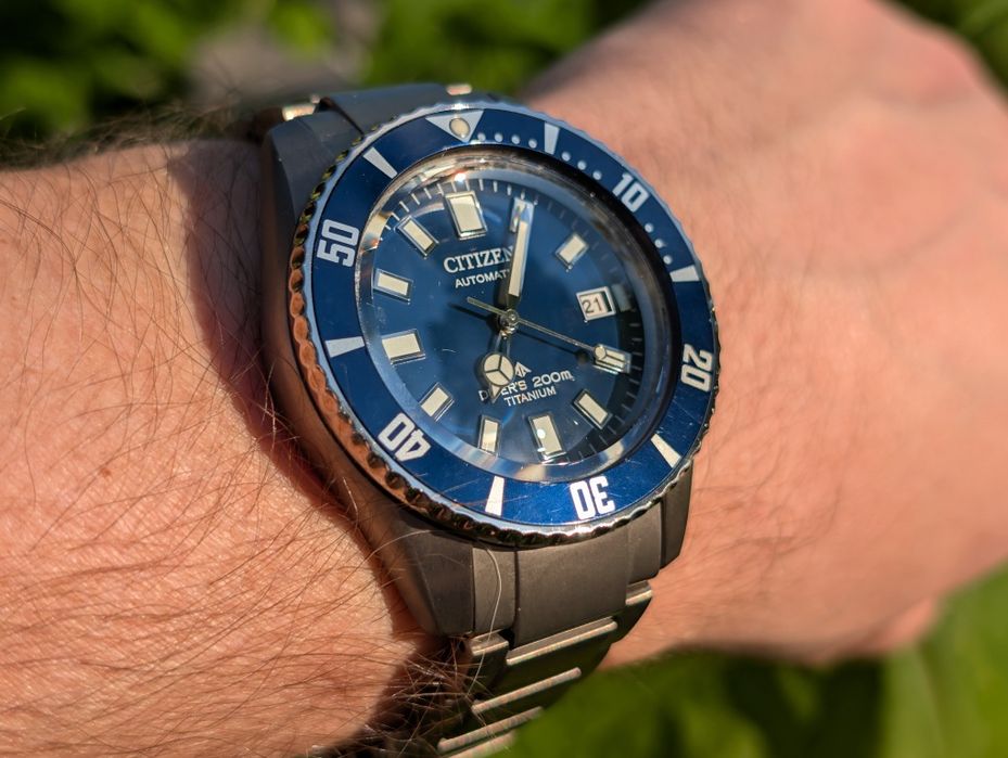 CITIZEN NB6021-68L Diver - Super Titanium