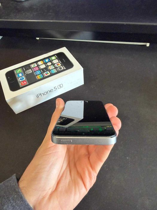 Phone 5s Preto/Space Gray Como Novo - Caixa Original