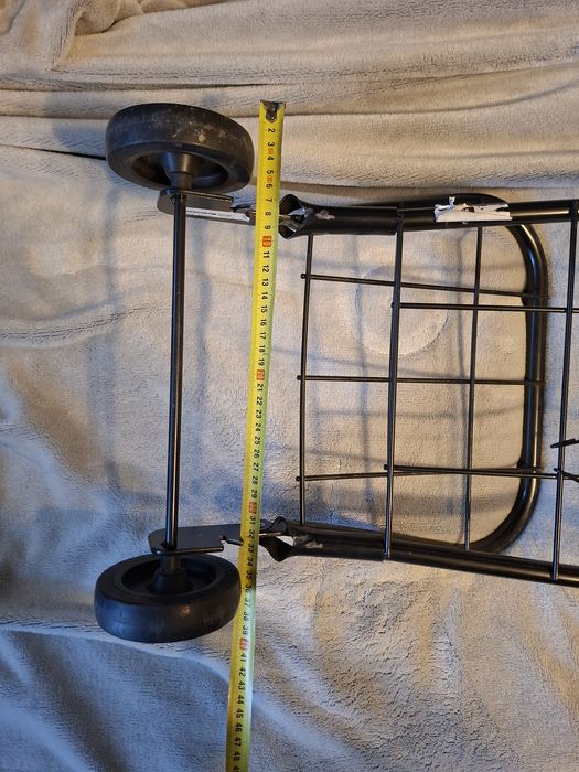 Składany metalowy wózek transportowy IKEA