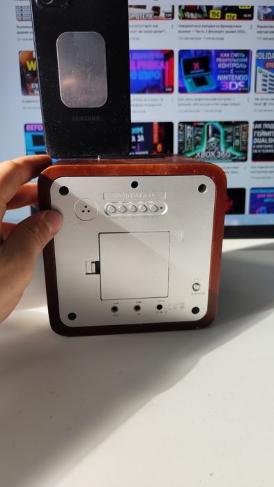 Портативна  колонка Bergmann Popcube док-станція Радіоприймач Бумбокс