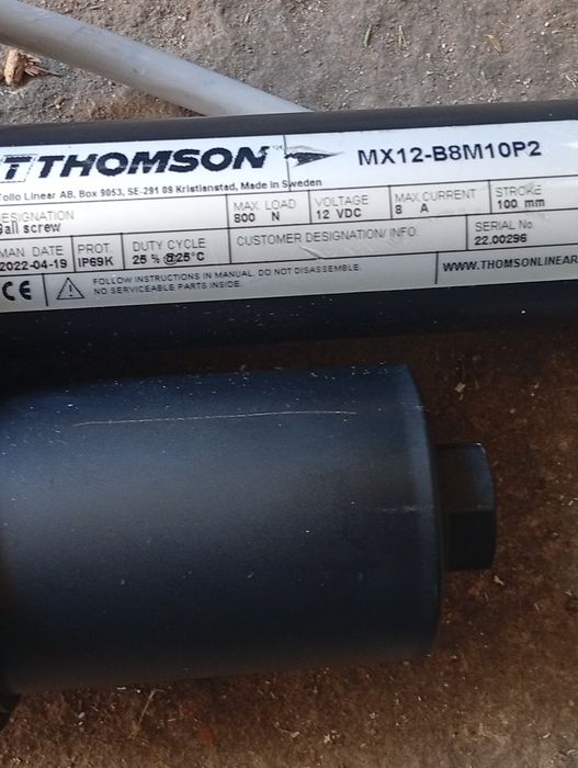 Siłownik elektryczny Thompson