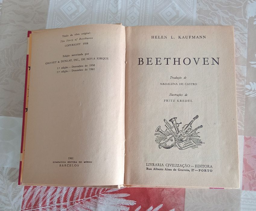 Livro Beethoven antigo