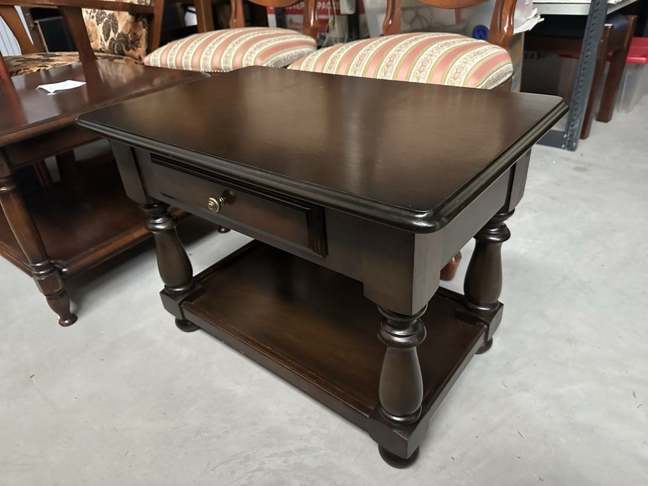 Ława 100% drewno z rattanem 130cm
