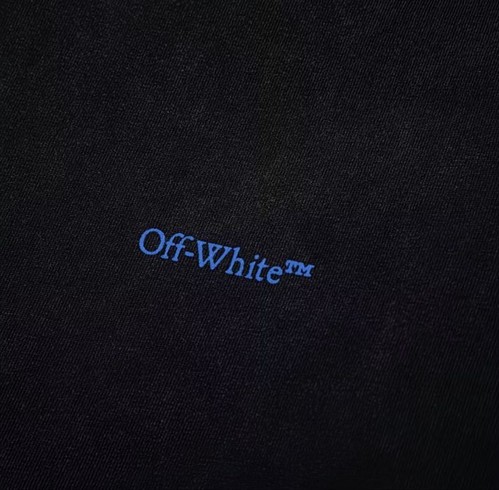 Футболка Off - White чорний  колір в розмірі L
