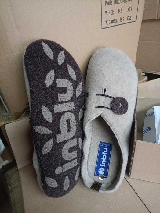 pantofle kapcie nowe in blue roz.40