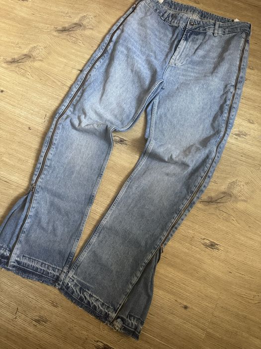 Zara flared zip джинси зара флейред