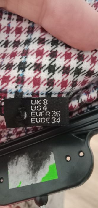 Spódnico-spodenki damskie S w kratkę szorty idealne