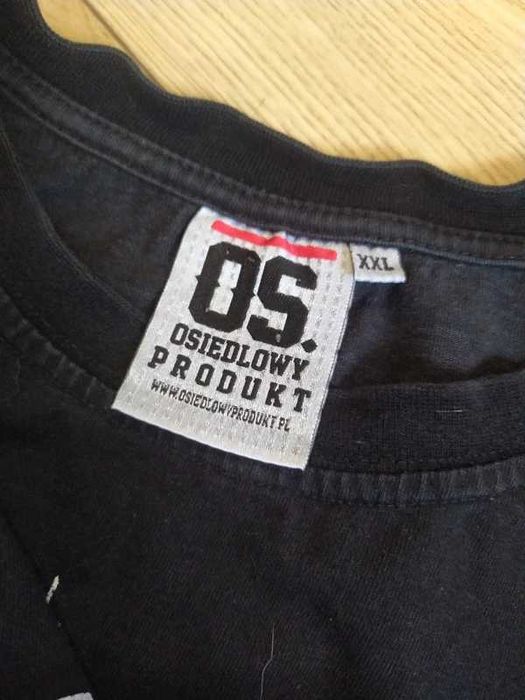Duża koszulka męska Osiedlowy produkt og tee old school hooligan lata 2000 2XL rap