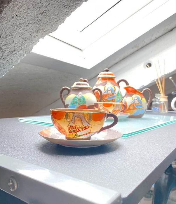 Ancient Chinese tea set
