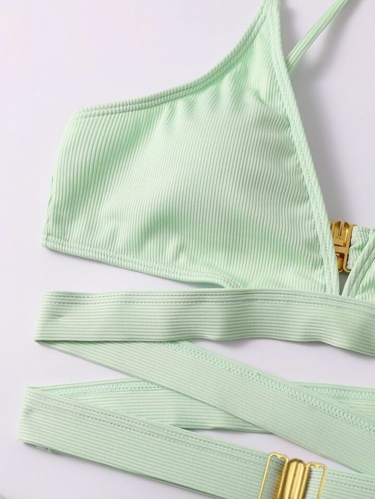 Роздільний Купальник жіночий мятного кольору розмір S-M