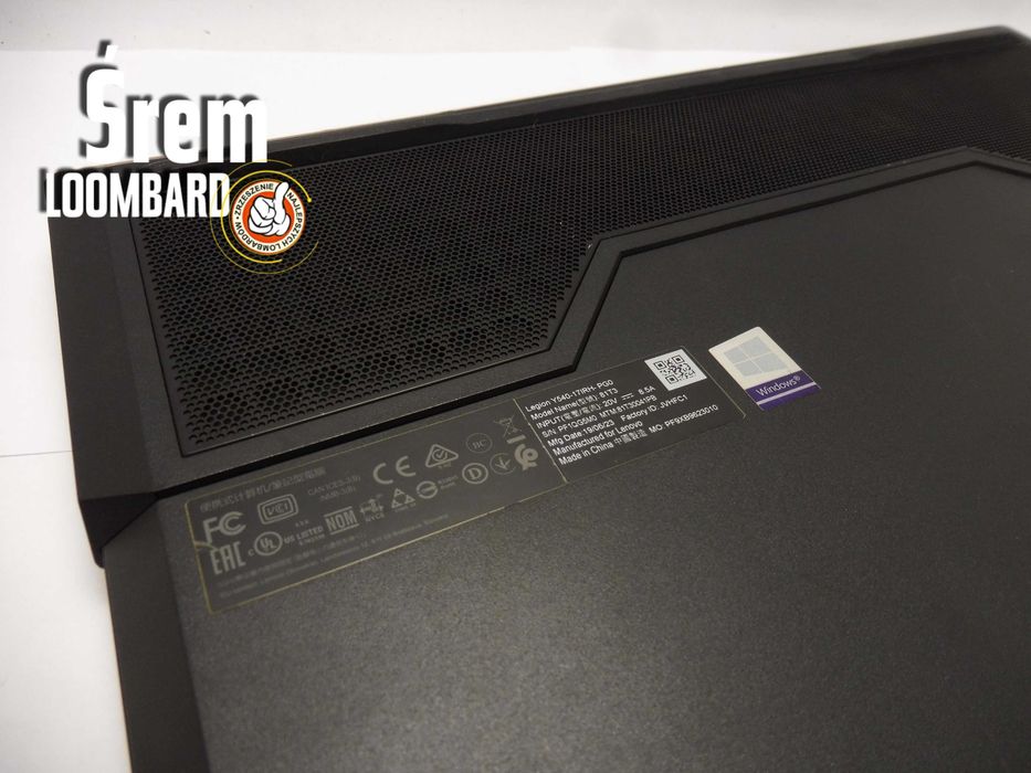 Laptop Lenovo Legion Y540-17IRH-PG0, Win 11, Intel Core i5, 16gb/256gb ssd, Zasilacz!