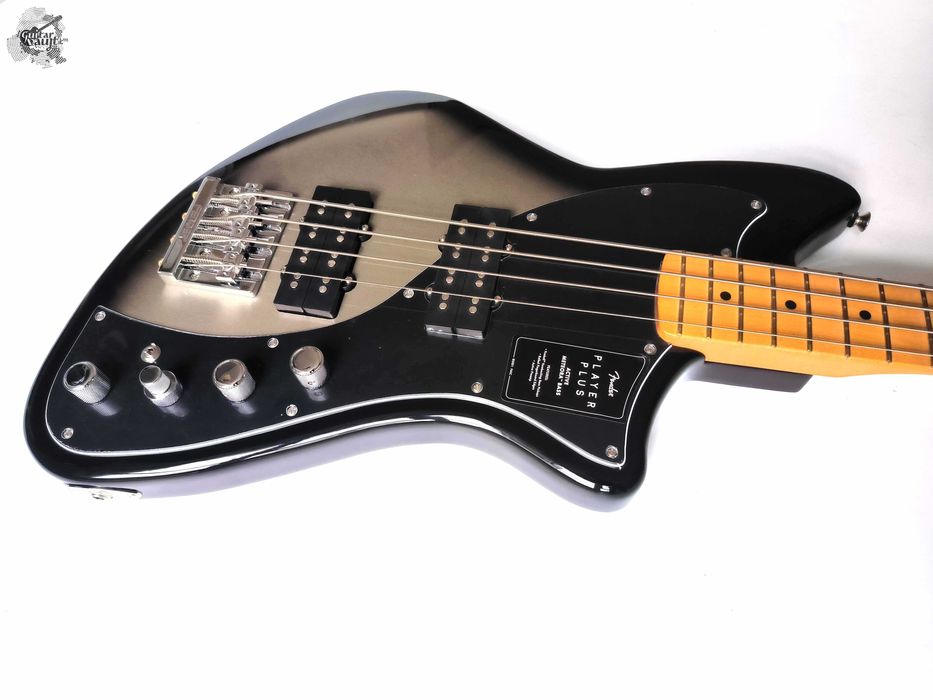 Новий Fender® Player Plus Active Meteora Bass '2024 Silver Burst