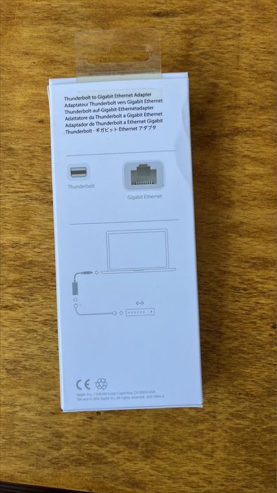 Adaptador Apple Thunderbolt para Gigabit Ethernet – Novo