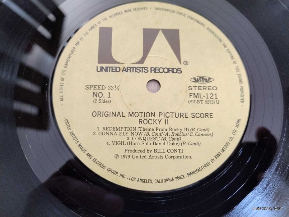 Rocky II LP Japan OBI NM-