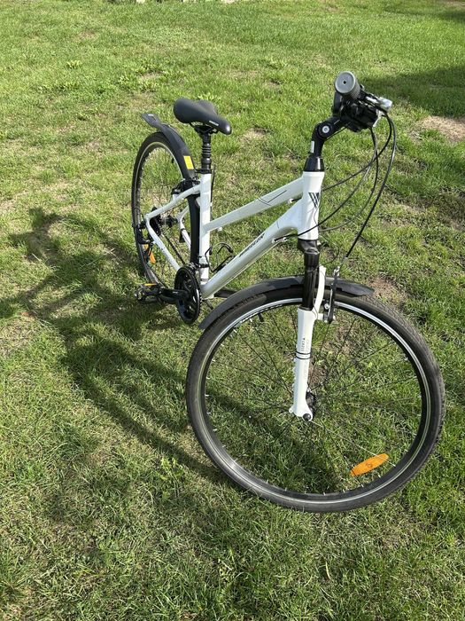 Rower miejski biały