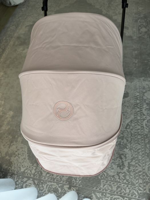 Cybex Priam 4.0 шасі +прогулянковий блок Peach Pink