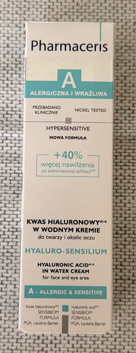 Pharmaceris A kwas hialuronowy w wodnym kremie NOWY