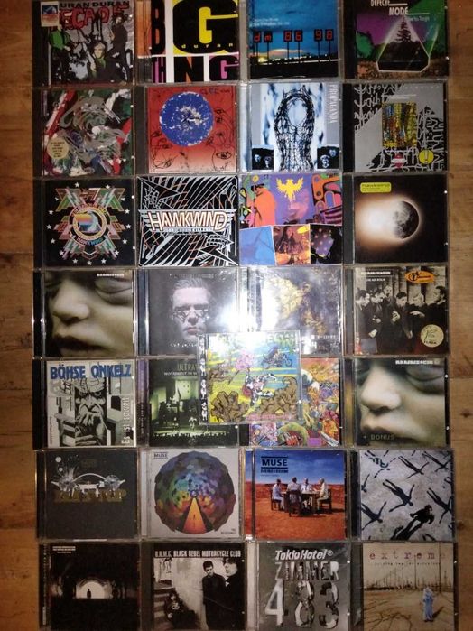 Zestaw cd Rammstein Propaganda Muse The Cure Depeche Mode Tokio Hotel