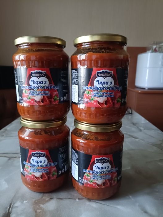 Консервированная икра со сладкого перца