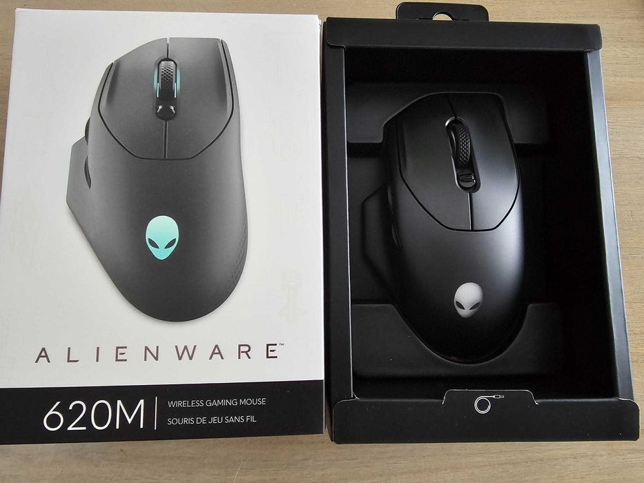 Rato Gaming Alienware AW620M (dark side of the moon) NOVO Sem Fios