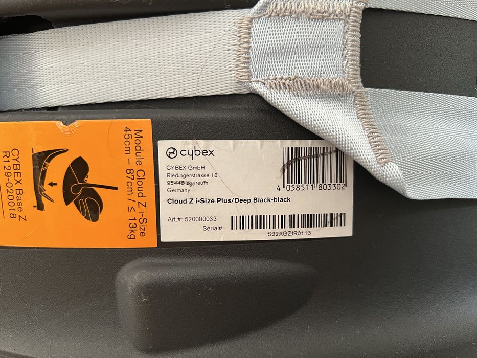 Автокрісло cybex cloud z i-size plus