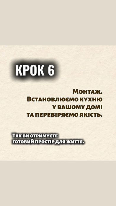 Кухня за 6 тижнів