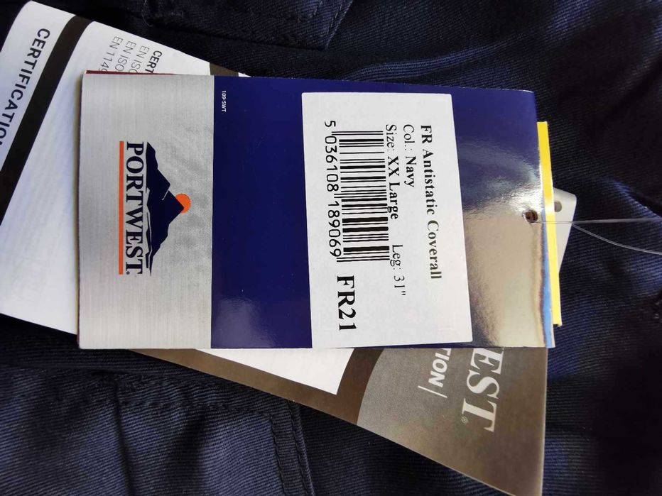 Fato Macaco Anti-fogo Anti-estático XXL