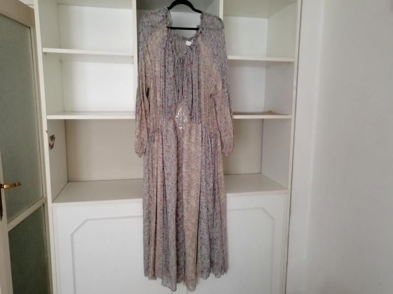 Платье zara вискоза цветы люрекс л и хл оверсайз  можно для беременных