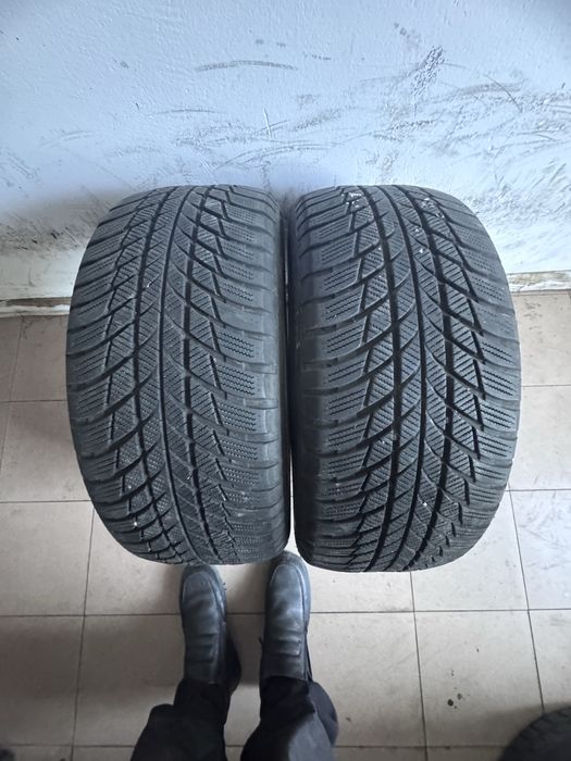 Stan bdb 7mm 2022r cena  za 2szt Bridgestone blizzak- 225/50/17