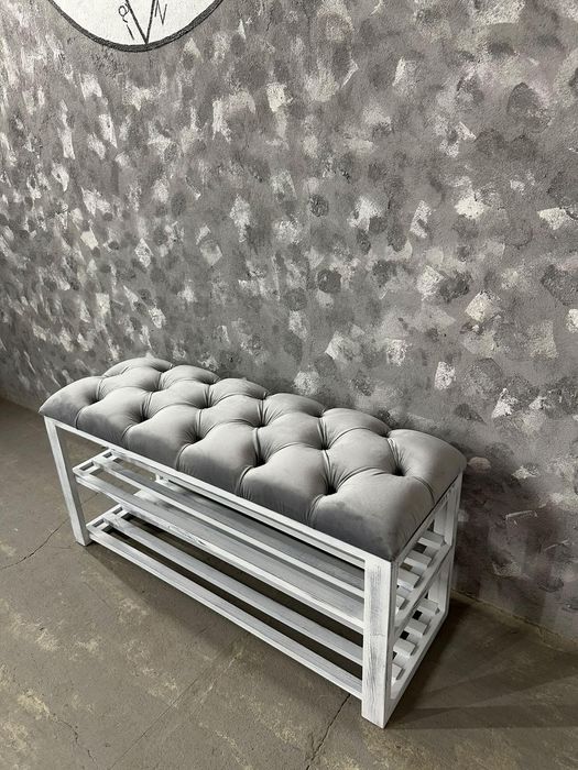 Банкетка каретна стяжка з гудзиками