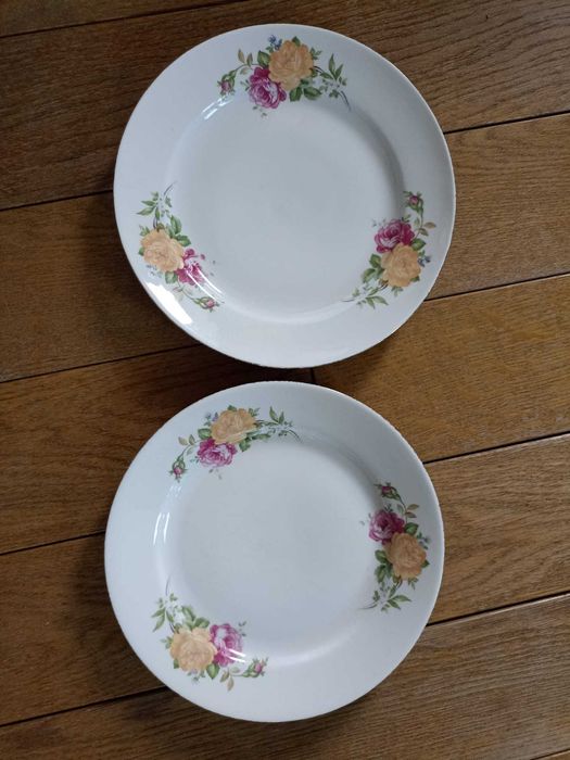 2 talerze obiadowe 23,5 cm zakłady Karolina