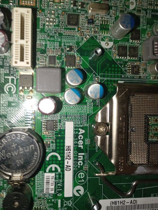 Материнська плата Acer H61H2-AD (Socket LGA1155) LGA1155 / DDR3 / H61
