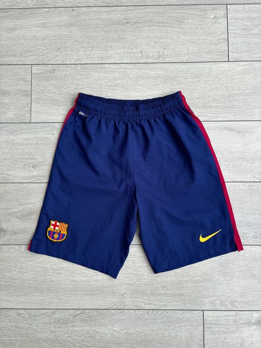 Дитячі Футбольні Спортивні Шорти Барселона Найк Barcelona Nike Dri-Fit Football Soccer 158 см Ріст 13 Років Оригінал