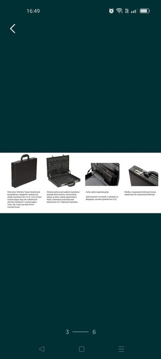 Teczka biznesowa skóra ekologiczna