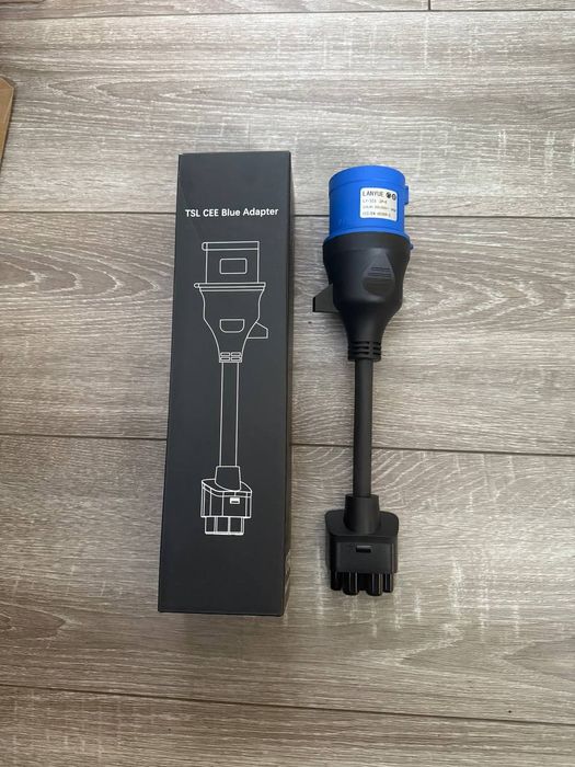 АКЦІЙНА ЦІНА‼️Хвіст адаптер 32А Синій Тесла GEN 2 adapter Tesla 16a перехідник оригінальна Тесла зарядка GEN 2/3 Америка