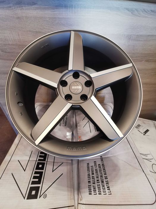 Легкосплавний диск MOMO Stealth R20 8,5J 5x112 ET35 DIA79,6 Mag Matt Anthracite Polished Arrow