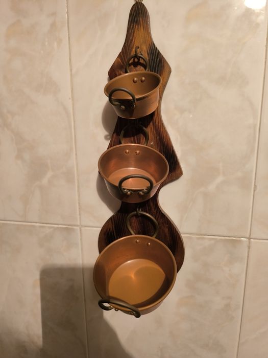 Ornamento em cobre vintage