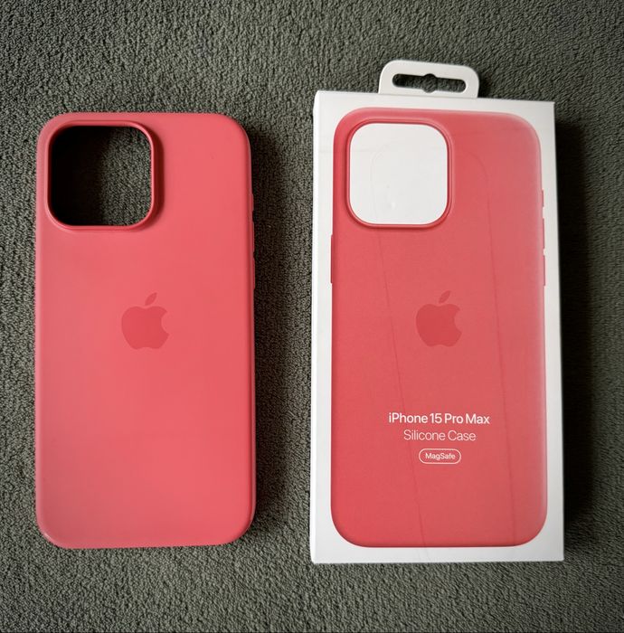 Etui Apple IPhone 15 Pro Max Silicone Case - Guava
