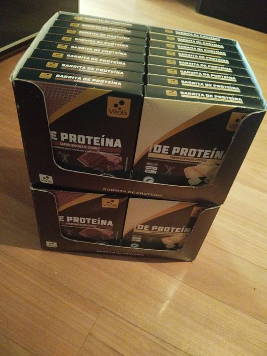 Barras de Proteína Vitalis Novas Seladas – Chocolate e Baunilha