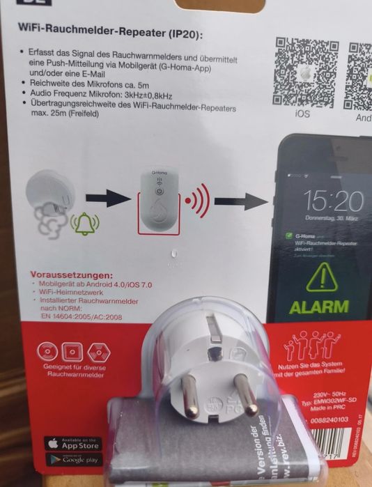 Czujnik dymu Przekaźnik czujnika dymu Rev nr nowy