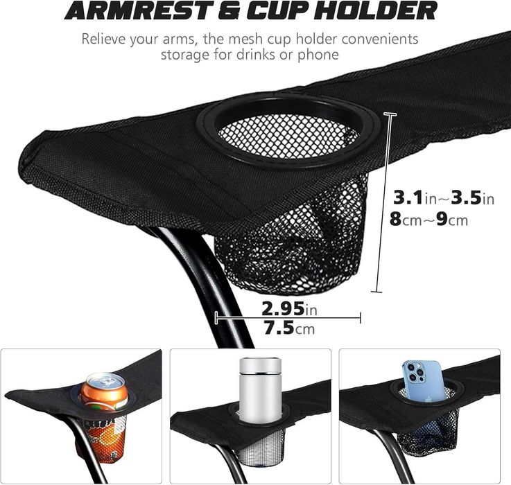 Nowe krzesło kempingowe / składane / turystyczne / wędkarskie !3468!