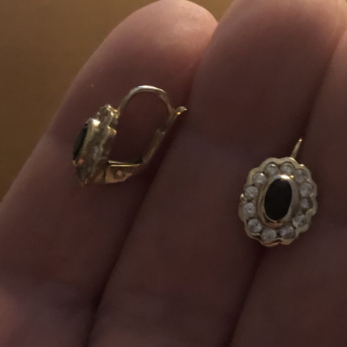 Cudne zlote kolczyki 585