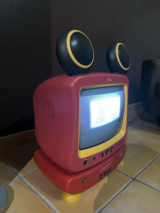 Televisão + DVD Mikey Mouse Vintage