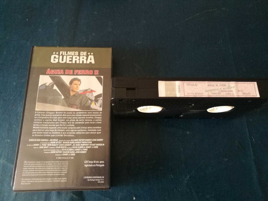 ÁGUIA DE FERRO II - Filmes de Guerra - VHS (leg em Português)