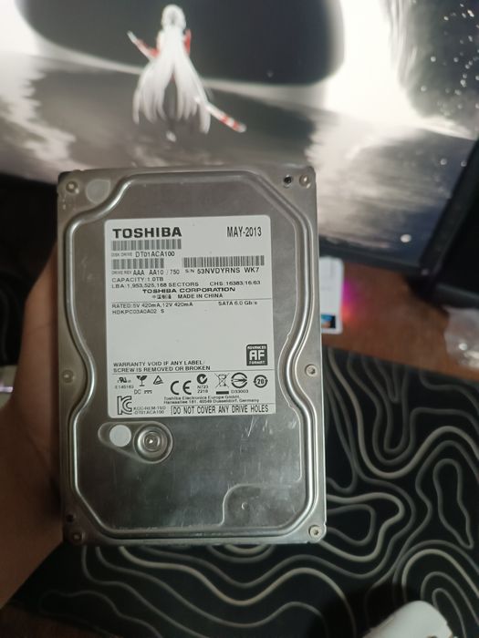 Toshiba Hdd 1tb в хорошому стані