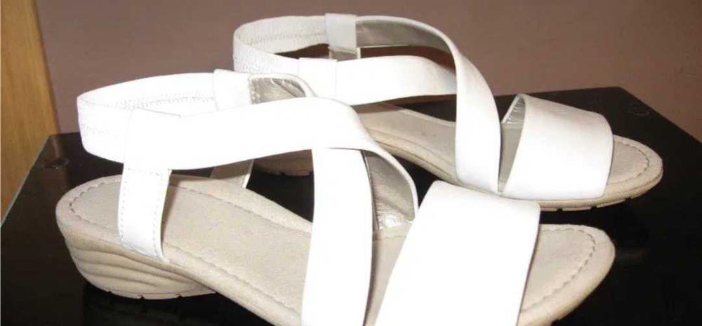 Damskie skórzane sandały Gabor jak nowe 36