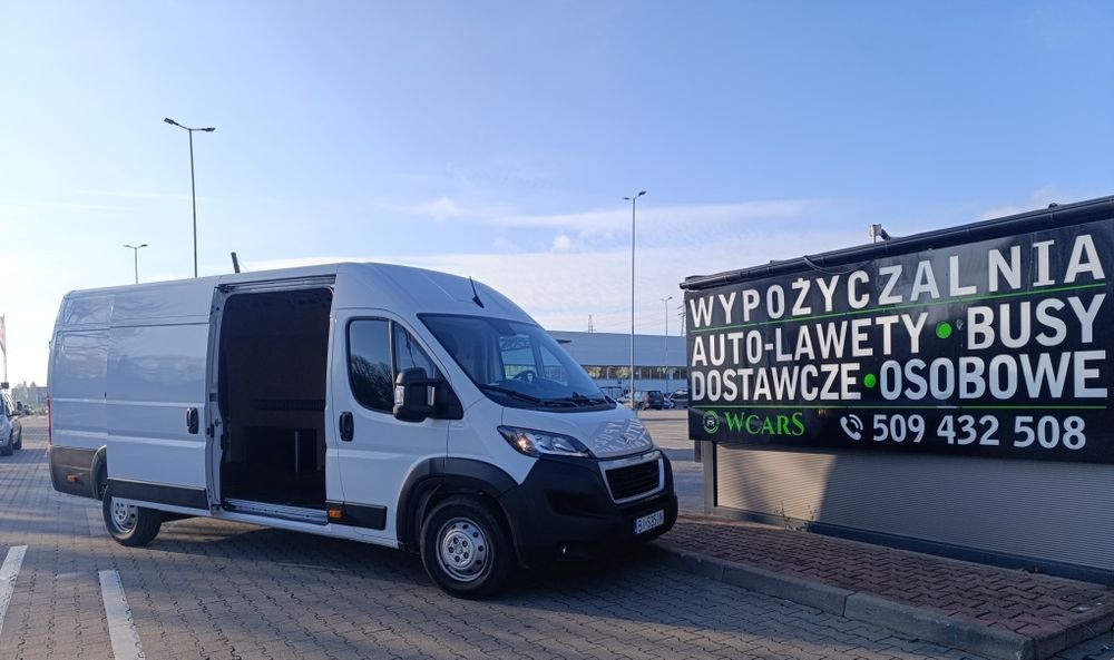 wynajem samochodu dostawczego wypożyczalnia samochodów bus L2H2 L3H2 L4H2