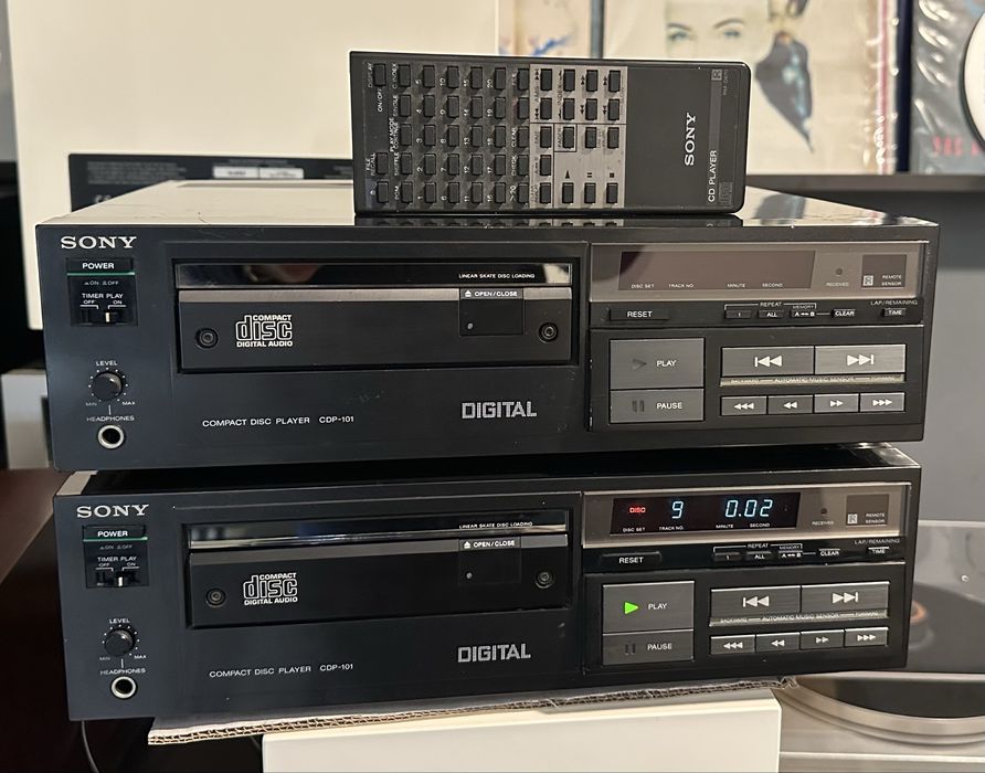 Sony CDP-101 --2 exemplares para peças ou reparação