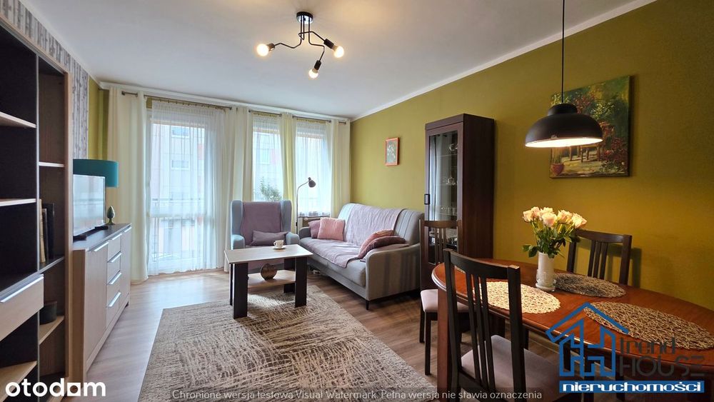 3 pokoje | 62,6 m² | balkon | Nowogród Bobrzański