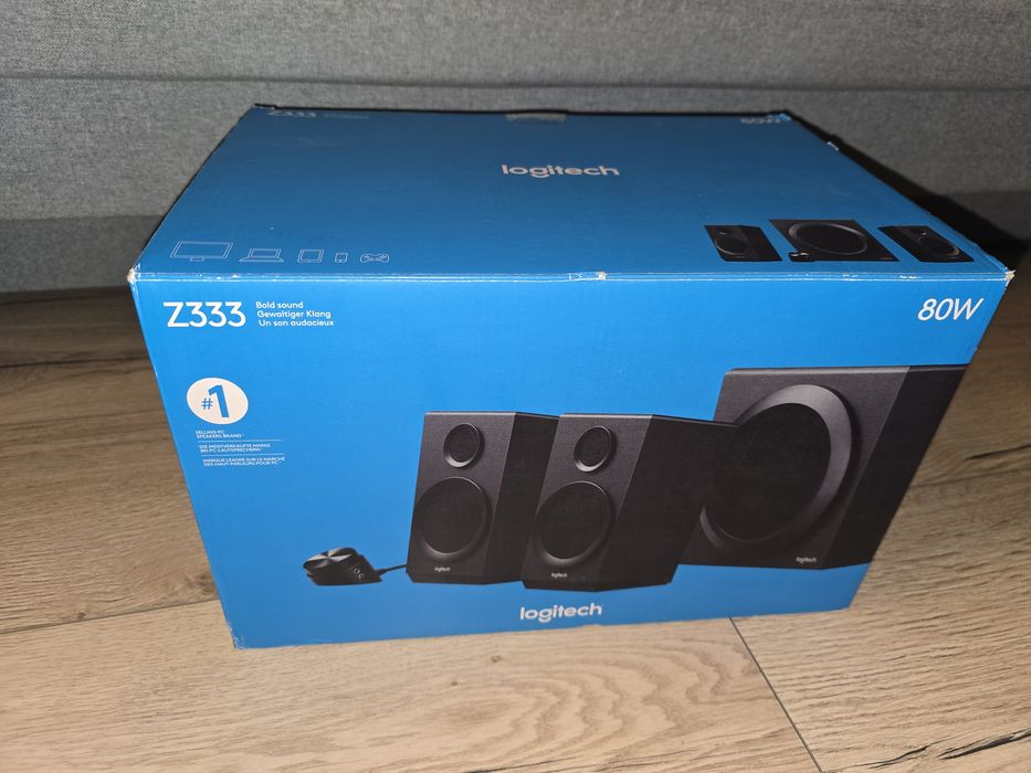 Głośniki komputerowe Logitech Z333 2.1 - 80 W, mocny bas